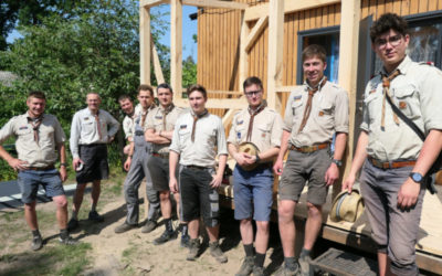 Ukraine: 10 German rovers help to build new accomodations for families!